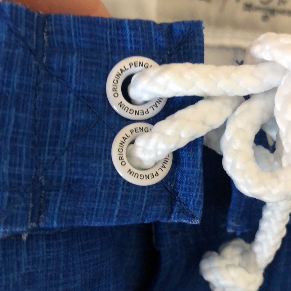 Original Penguin Blue Rainbow Pride Short Swim Trunks Bloomingdale’s Exclusive - Picture 11 of 15